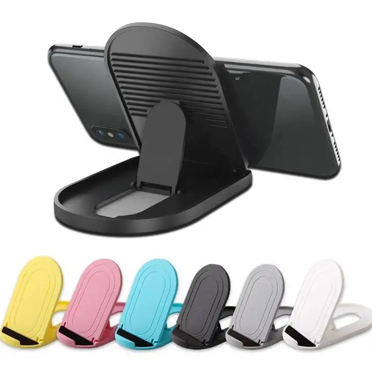 데스크탑 접이식 전화 태블릿 스탠드 조정 가능한 휴대 전화 홀더 경량 전화 액세서리