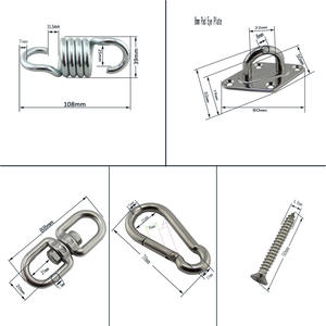 Herrajes Funcionales para Exteriores - Accesorios de Acero Inoxidable para Sillas Colgantes, Herrajes para Colgar Sacos de Arena para Hamacas - Product Image 3