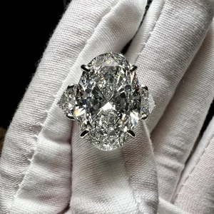 Anillo de Diamante Cultivado en Laboratorio de Oro de 18k con Corte Ovalado VS1 DEF de 1-10 Quilates, Joyería Fina para <span class=keywords><strong>Mujer</strong></span>, Anillo de Compromiso con Diamante de Laboratorio con Certificado <span class=keywords><strong>IGI</strong></span> - Product Image 4