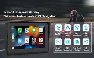 Système de navigation GPS pour moto avec CarPlay et <span class=keywords><strong>Android</strong></span> <span class=keywords><strong>Auto</strong></span> |   Écran tactile de 7 pouces |   AirPlay et cartes en temps réel - Product Image 4