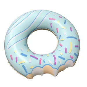 Inflatable Swimming Ring Donut Pool Floats Doughnut Inner Tubes for Kids Beach Swimming Party Toys