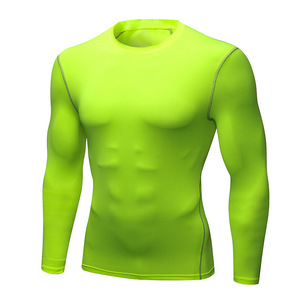 Maglia Termica a Maniche Lunghe da Uomo, Asciugatura Rapida, Elastica, Tinta Unita, Top Fitness a Compressione, T-Shirt da Corsa, <span class=keywords><strong>Abbigliamento</strong></span> <span class=keywords><strong>Sportivo</strong></span> da Palestra - Product Image 6