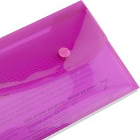 Dompet Popper transparan terang PP murah kustom klip tas nyaman