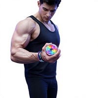 Balle de fitness gyroscope pour l'entraînement de la force des bras avec fonction de comptage et conception sécurisée