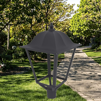 Lanterne LED Classique Vintage 50W 75W 100W pour Poteau, Style Européen, pour Jardin, Cour, Luminaire Extérieur IP66