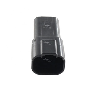 Connecteur <span class=keywords><strong>Électrique</strong></span> <span class=keywords><strong>Automobile</strong></span> Mâle 4 Broches Étanche Adaptateur Deutsch TE Connectivity DT04-4P-E004 Bornes en Nylon - Product Image 4