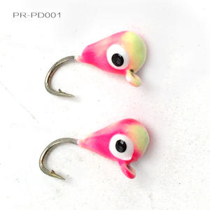 Newbility nuovo Design all'ingrosso di piombo pesca sul ghiaccio Jigs Hook da pesca Jighead inverno amo ghiaccio amo esca - Product Image 2