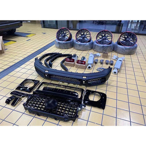 Kit d'assemblage de pare-chocs de pièces automobiles pour Mercedes benz classe <span class=keywords><strong>G</strong></span> W464/463 mise à niveau vers les jupes latérales d'amorce G63 AMG Babus - Product Image 1