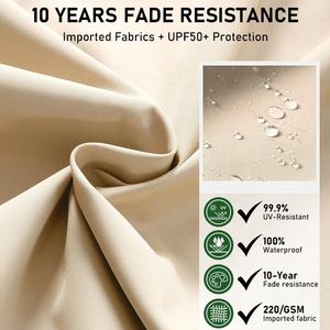 Parasols de qualité commerciale avec climatiseur, résistants au vent, en aluminium, électriques, automatiques, vente en gros - Product Image 5