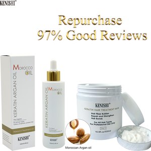 Nhãn hiệu riêng Hữu Cơ Keratin tái tạo tóc Spa mặt nạ và dầu Argan Collagen Sulfate-Miễn phí Kem điều trị cho tóc mượt - Product Image 6