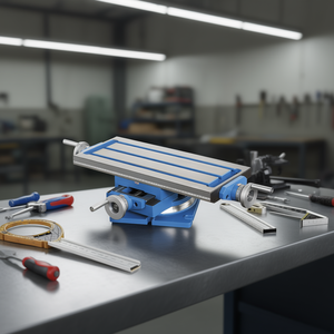 Fervi Revolving Cross <b>Table</b> 300x150 Mm with Scale for Precision <b>Work</b> Manual Control Made in Italy - Product Image 3