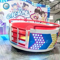Vendita calda prezzo di fabbrica brivido meccanico parco divertimenti giro 8 posti Mini Disco giradischi Tagada giostre per il commercio all'ingrosso