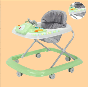 Marche-bébé pliable personnalisable pour enfants avec plateau, <span class=keywords><strong>musique</strong></span>, lumières 7 couleurs, structure en acier inoxydable, construction en plastique, charge 20 kg - Product Image 4