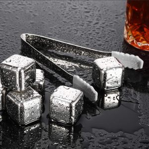 Uống thép không gỉ Whisky lạnh đá tái sử dụng <span class=keywords><strong>ICE</strong></span> CUBE Whisky đá - Product Image 2