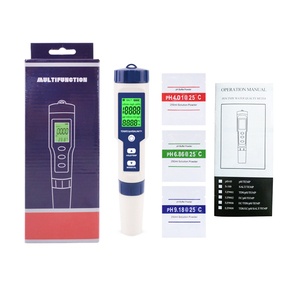 Testeur numérique de qualité de l'eau 5 en 1, pH EC TDS, mesure de la température du sel, haute précision pour les tests d'eau d'aquarium et de piscine - Product Image 2
