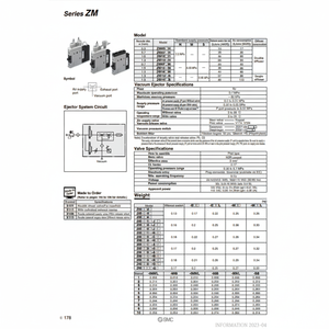 รุ่นสุญญากาศระบบนิวเมติกส์ SMC ZM133H-K5LOZ ชิ้นส่วนนิวเมติกส์ - Product Image 1