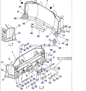 Китай поставщик D65EX-15 195-49-11641 195-30-51450 195-21-11272 тележки (B)