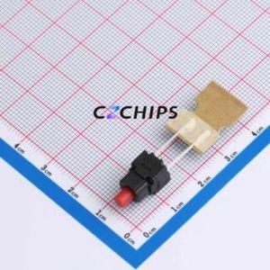 TSX08131-150B334BB-L1000 Tactile Switch Through hole Component (THT),8x8mm Switch Single Pole Single Throw Round Button 1.8N 8mm - Product Image 1