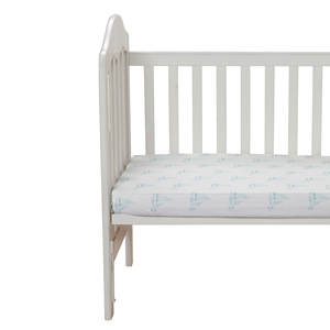 Juego de Ropa de Cama para Cuna de Bebé, 100% Algodón Orgánico, Diseño de Osito de Dibujos Animados, para Recién Nacidos - Product Image 3