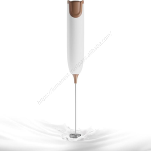 Mousseur à lait portable en acier inoxydable pour café et thé, mini batteur à main pour latte art, vente en gros - Product Image 1