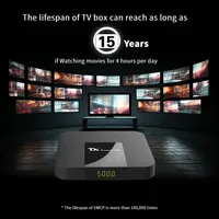 Nouvelle Box TV Android 4K Internet avec Adaptation Automatique de Résolution 8K, Portable et Intelligente pour Locataires et Hôtels, Décodeur Plug-and-Play