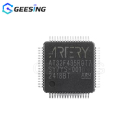 Geesing ARM Cortex-M4F MCU 32 bits 288 MHz 1 Mo Flash LQFP-64 avec FPU DSP Double OTG Ethernet 5,33 Msps ADC AT32F435RGT7