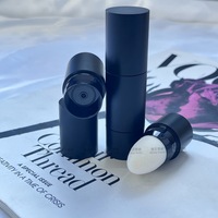Stick de blush éponge personnalisé, double tête, double usage, en plastique ABS, avec estampage à chaud, modèle 0423, emballage économique