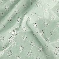 Nouvelle Offre : Tissu en Gaze de Coton Biologique 100% pour Bébé, Certifié OEKO-TEX, avec Broderie et Franges, pour Couverture, Vêtement et Textile de Maison