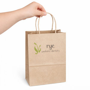 Sacs en papier kraft brun en gros avec poignées torsadées, sacs d'emballage personnalisés avec logo imprimé pour les magasins de détail - Product Image 1