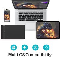 Tablette graphique portable Huion Professional 8192 niveaux de pression, petite taille H641P, avec stylet sans batterie pour le dessin numérique, Tableta Grafica