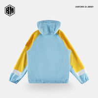 Coupe-Vent Personnalisé Sportif Type Trench Décontracté Demi-Zip à Capuche Survêtement de Football Imprimé Résistant au Vent et Imperméable pour Hommes et Femmes Standard