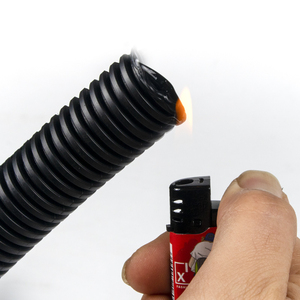 Cubierta Protectora de Plástico <span class=keywords><strong>Corrugado</strong></span> Negro para Tuberías Roscadas, Impermeable, para Estufas de Gas, Calentadores de Agua y Drenajes Domésticos - Product Image 3