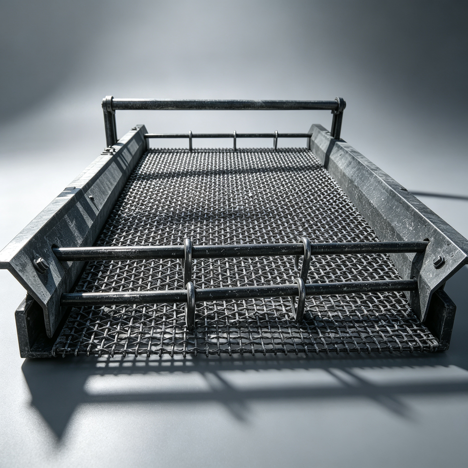 Vibrating Screen Machine Slide Custom Stainless Steel Wire Mesh 65Mn Woven Metal Steel Wire Vibrating ...