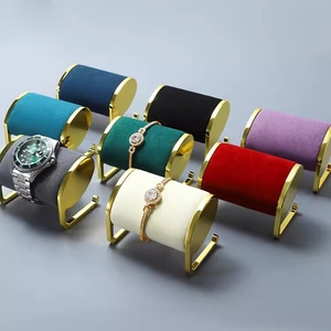 All'ingrosso in microfibra di metallo accessori per espositori per orologi bracciale Stand di gioielli di fascia alta per negozi di gioielli - Product Image 4
