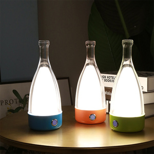 Creative Cordless Ricaricabile <span class=keywords><strong>Lampada</strong></span> da Scrivania Notte in Alluminio Corpo Bottiglia di Vino Inspired <span class=keywords><strong>Lampada</strong></span> da Tavolo per la Decorazione del Bar del Ristorante - Product Image 2