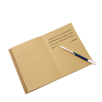 Carnet personnalisé A4 A5 imprimé, style journal, pour étudiants, avec pages vierges en papier kraft, pour journal de voyage et carnet de croquis