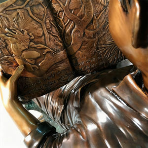 Buzón <span class=keywords><strong>de</strong></span> estatua <span class=keywords><strong>de</strong></span> delfín doble <span class=keywords><strong>de</strong></span> bronce <span class=keywords><strong>de</strong></span> tamaño real con tema <span class=keywords><strong>de</strong></span> mascota Animal para decoración navideña del hogar - Product Image 4