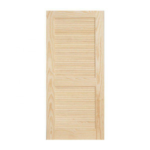 ราคาถูกห้องน้ำ PVC MDF ไม้ louvered ประตู louver - Product Image 4
