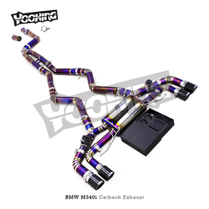 ระบบท่อไอเสียแคทแบคไทเทเนียมสำหรับ M340/M340i G20 3.0T ปี 2019-2024 ระบบวาล์วทรอนิกสมรรถนะสูง - Product Image 4