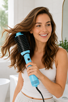 Brosse à air chaud 3-en-1, sèche-cheveux, styler, volumateur et lisseur en une seule étape, vente en gros directe usine OEM