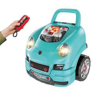 EPT 61 pièces – Kit de mécanicien pour enfants : Jouet moteur de camion à démonter, kit de construction de véhicule avec lumières, sons et télécommande infrarouge - Product Image 1