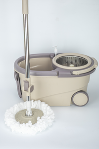 Set Secchio e Mop Piatto Girevole a 360° per Pulizia Senza Mani con Separazione Acqua Sporca - Product Image 5