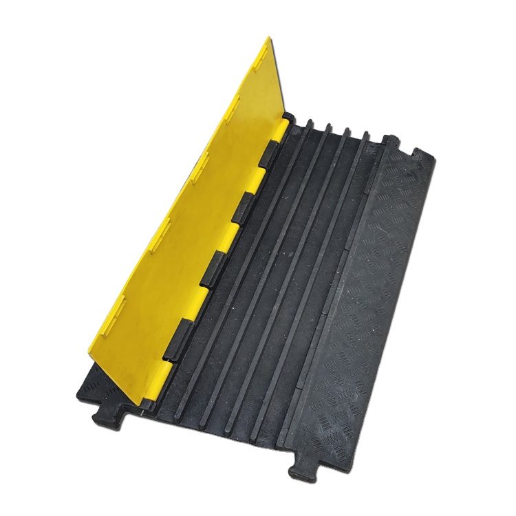 5 каналов хорошего качества резиновый и пластиковый желтый и черный кабельный лоток кабельный мост