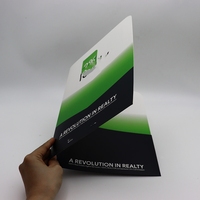 Carpeta de Presentación Personalizada con Logotipo de Marca, de Lujo, para Documentos A4, con Bolsillos para Tarjetas de Visita, Ideal para Ferias Comerciales, Educación, Hoteles y Hospitales