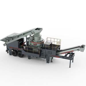 Mobiele kaakbreker voor wegenbouw met AC-motor, lagermotor en tandwiel – hoogcapaciteitsmachine voor het vermalen van puin met transportband - Product Image 3