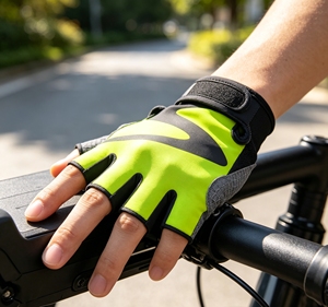 Half-<b>Finger</b> Leather Rubber Gym Gloves Sports Outdoor Yoga Training Body Building <b>Light</b> Athletic Workouts Weight Lifting Fitness - Product Image 1