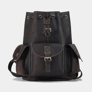 Sac à dos de grande capacité pour hommes Sac à dos rétro en <span class=keywords><strong>cuir</strong></span> vintage pour hommes - Product Image 3
