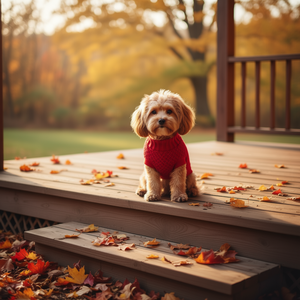 Pull en tricot pour animaux de compagnie, rouge, petit, 33 cm, pour chiens, vêtements chauds et confortables - Product Image 3