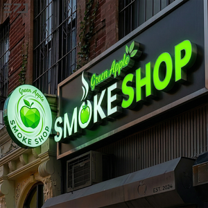 Letrero Comercial para Exteriores EZD, Letrero Luminoso para Negocios, Letrero para Puerta de Tienda de Cigarrillos - Product Image 1