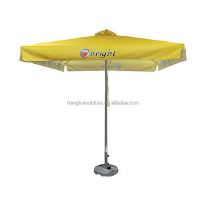 Grand <span class=keywords><strong>parasol</strong></span> <span class=keywords><strong>de</strong></span> jardin <span class=keywords><strong>de</strong></span> 9 pieds poulie commerciale <span class=keywords><strong>de</strong></span> luxe poteau en aluminium durable avec finition grain <span class=keywords><strong>de</strong></span> bois parapluie <span class=keywords><strong>de</strong></span> patio du marché - Product Image 2